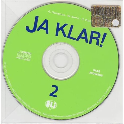 Ja klar! - audio-CD 2 – audionahrávky k 2. dílu učebnice němčiny