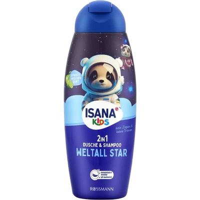 Isana Kids Sprchový gel a šampon 2v1 Space Star 300 ml