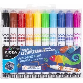 Image 1 of kidea - Маркери с печати 10 цв