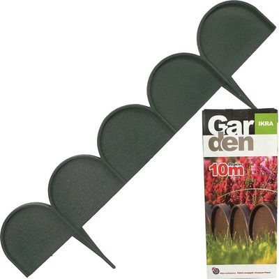 IKRA GARDEN LINE OBRUBA ZATĹKACIA TMAVO ZELENÁ 10mxh9CM