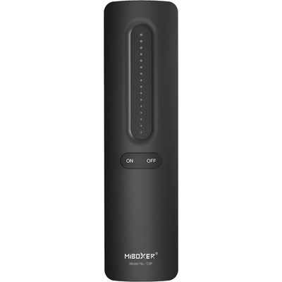 RF ovladač Mi-Light C3P pro jednobarevné a CCT LED pásky 1 zóna černý podsvícení