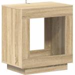 vidaXL Странична маса Дъб сонома 60 x 40 x 65 см Инженерна дървесина (899897)