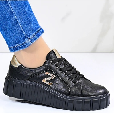 Ежедневни дамски обувки A18091-1 Black