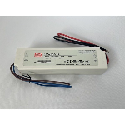 LED zdroj LPV 12V 100W