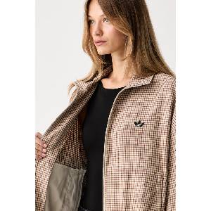 Adidas суичър с цип дамски с вискоза Checks (LE8307)