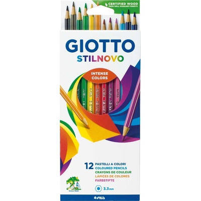 GIOTTO Stilnovo Комплект цветни моливи Смес 12 бр (F256500)