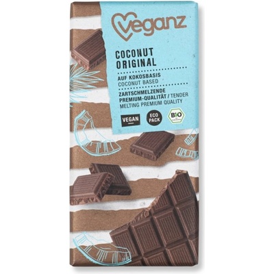 Veganz Kokosová čokoláda original 80 g