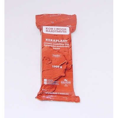 Koh-i-noor Modelovací hmota 131707 KERA plast 1kg hnědá