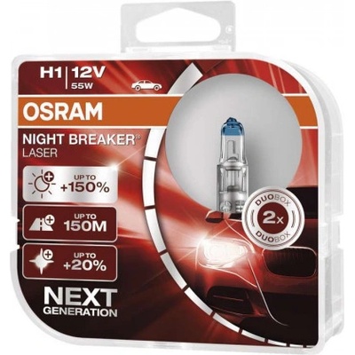 Osram Night Breaker Laser H1 P14.5s 12V 55W