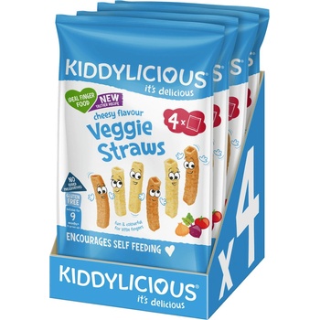 Kiddylicious Bramborové tyčinky sýrové 4 x 12 g