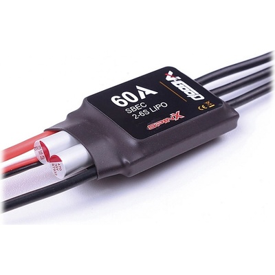 V-GOOD Regulátor otáček SpinX 60A SBEC 10A 5-8V 2-6S Air/Heli