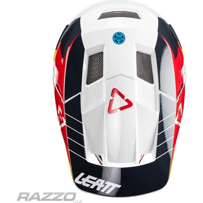 Náhradní kšilt helmy Leatt Visor MTB 2.0 Gravity V24 White Red M-XL