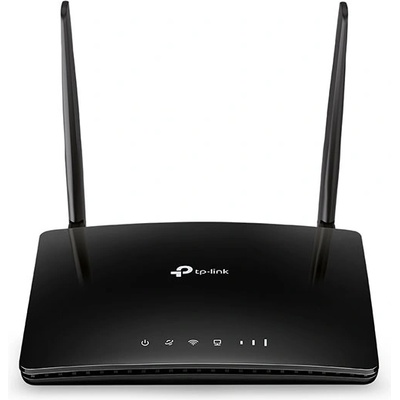 Безжичен рутер TP-LINK TL-MR6400, N300, 4G LTE, 2 външни WiFi антени, настолен (TL-MR6400)