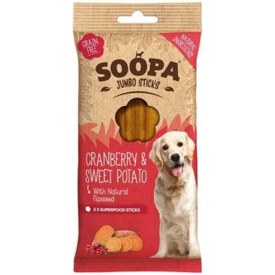 SOOPA Dental Stick JUMBO – Brusinky a batát 170 g