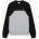 Lacoste Поларена блуза Lacoste Colour Block Cotton Fleece Sweatshirt - Grey