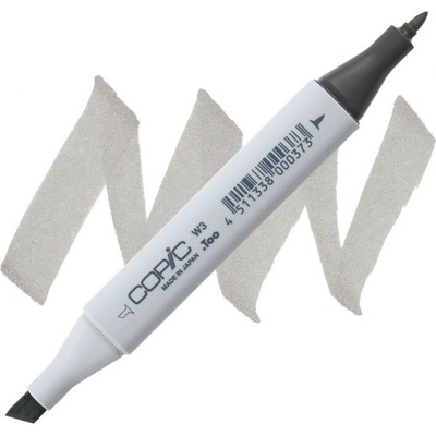 Lihová fixa COPIC Classic oboustranná Fine & Chisel, Warm gray 3 (W3)