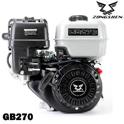 Двигател бензинов, Zongshen GB270, 9 к. с. , 272 куб. см, 4-тактов (R01-99003)