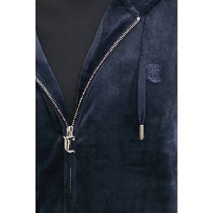 Juicy Couture Кадифен суичър HALAN OVERSIZED HOODIE (JCWAS24342.131)