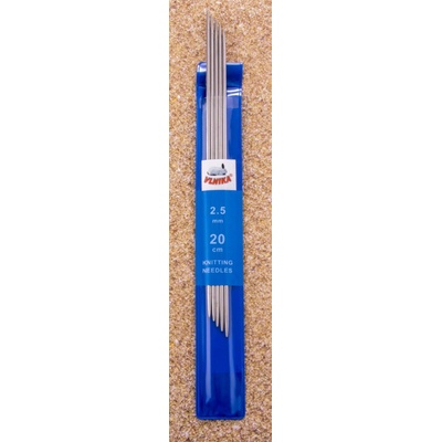Jehlice ponožkové 20 cm/5 ks hliníkové Varianta: 2,5 – Hledejceny.cz