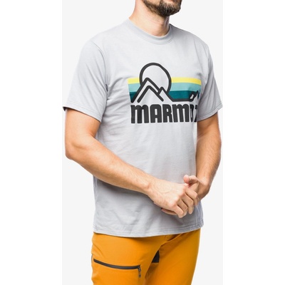 Marmot Bavlněné tričko Coastal Tee SS sleet