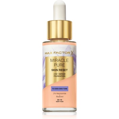 MAX Factor Miracle Pure Skin Reset Серум фон дьо тен цвят 00-10 Very Fair 30ml