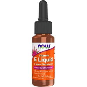 NOW Natural Vitamin E Liquid | d-alpha Tocopherol [30 мл]