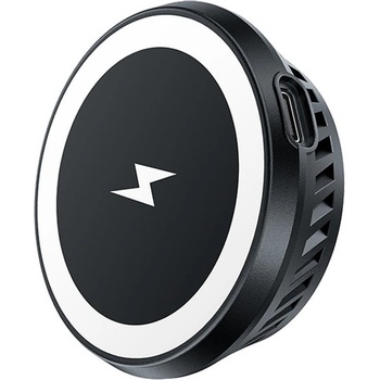 Image 1 of AceFast Wireless Induction Charger With Cooling System - поставка (пад) за безжично зареждане за iPhone с MagSafe (черен)