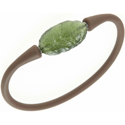 My Moldavite Náramek s přírodním vltavínem 11757 19 cm