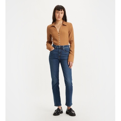 Levi's 724 High Rise Straight dámské džíny modré