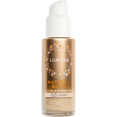 Lumene Natural Glow rozjasňující make-up pro přirozený vzhled SPF20 0.5 Light 30 ml