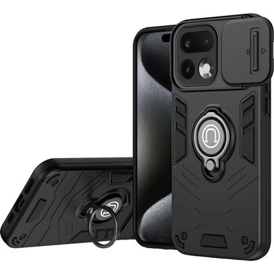 VSECHNONAMOBIL 147859 CAMPROTECT Obal s držákem pro Realme 16 Pro 5G černý – Zboží Živě