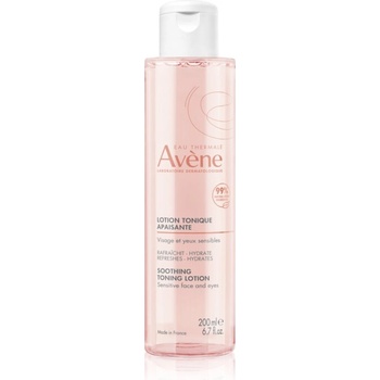 Avène Soothing Toning Lotion успокояващ тоник за чувствителна кожа на лицето и околоочен контур 200ml