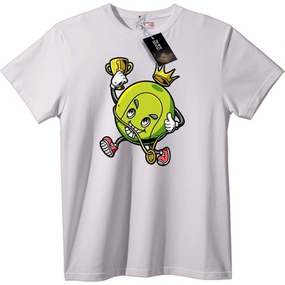 NOONEBRAND Тениска Шампионска топка - 2XL, White