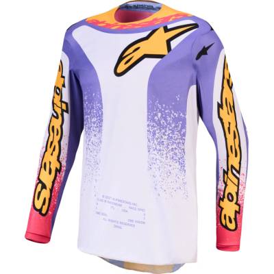 Alpinestars Fluid Drag svetlá sivá/fialová/zlatá