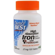 Doctor’s Best High Absorption Iron 27 mg 120 tabliet