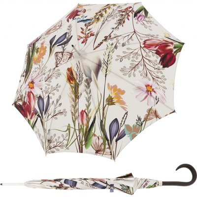 Doppler Manufaktur Elegance Boheme Paradise deštník dámský luxusní holový bílý