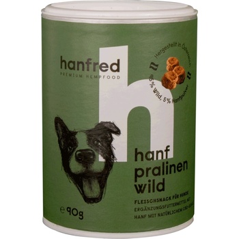 Hanfred Пралини от коноп и месо от елен - 90 г