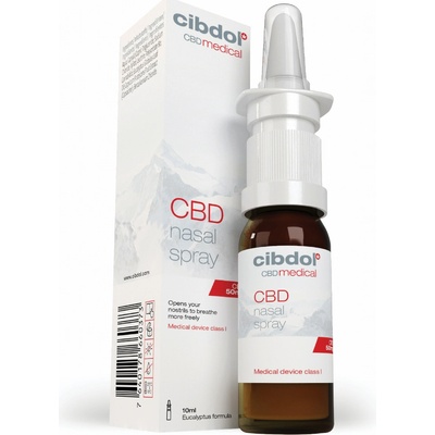 Cibdol CBD nosný sprej 50 mg 10 ml