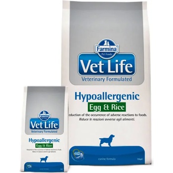 Vet Life Hypoallergenic egg & rice 2 kg
