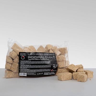 Nohel garden Podpalovač dřevitý lisovaný 1kg – Zboží Mobilmania