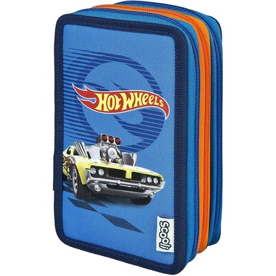 Undercover Несесер с пособия Undercover Scooli - Hot Wheels, 3 ципа (30659)