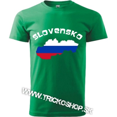 Pánske tričko Slovensko mapa