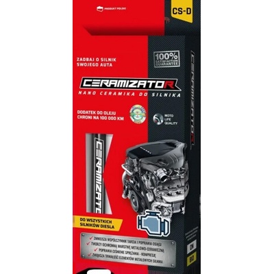 CERAMIZATOR Nano-Keramická prísada do motorového oleja pre dieselové motory 10 ml