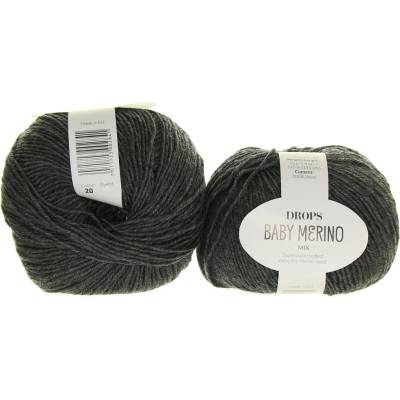 Drops Baby Merino 20 tmavě šedá