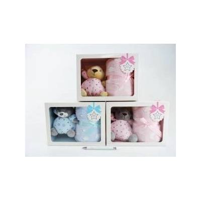 SUN-DAY Mascot Pet with blanket + rattle 4 designs 158888