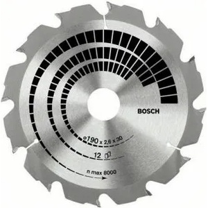Bosch Диск циркулярен Bosch метален HM за рязане на дърво 235x30x2.8 мм, 16 z, Construct Wood-2 608 640 636