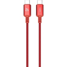 Adam Elements ACBADS120RD USB-C na USB-C 60W, 1,2M, červený