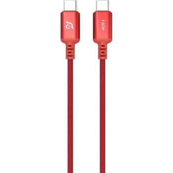 Adam Elements ACBADS120RD USB-C na USB-C 60W, 1,2M, červený
