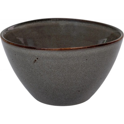 Nordic Living Set čtyř šedo hnědých keramických misek Selly 15 cm