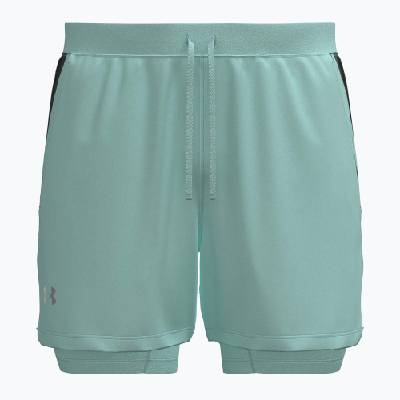 Мъжки шорти за бягане Under Armour Launch 5 2IN1 refresh mint/castlerock